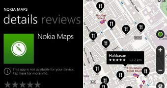 Nokia Maps for Windows Phone
