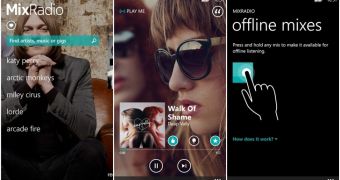 Nokia MixRadio for Windows Phone (screenshots)