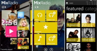 Nokia MixRadio for Windows Phone (screenshots)