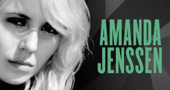 Snapshot from the Swedish Nokia Music Store website, showing Amanda Jensen