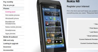 Nokia N8 at T-Mobile UK