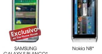 Nokia N8 and Galaxy S at The Phone House