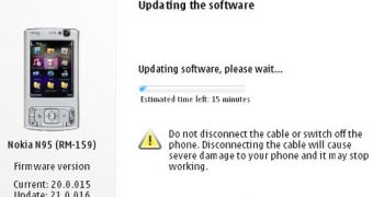 N95's Firmware 21.0.016 updating