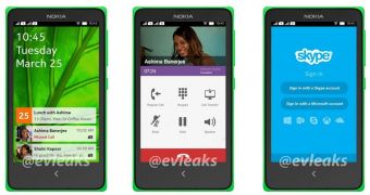 Nokia Normandy Android UI (screenshots)