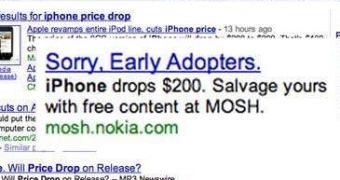 Nokia's ad aimed at the iPhone early adopters