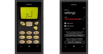Nokia Snake on Lumia (screenshots)