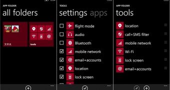 Nokia App Folder for Windows Phone