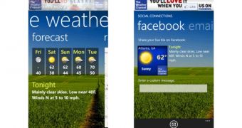 The Weather Channel app for Windows Phone