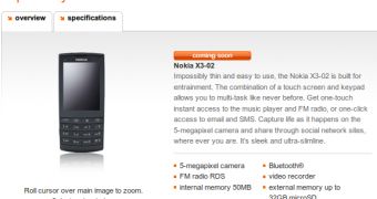 Nokia X3-02 at Orange UK