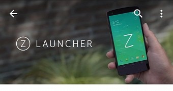 Z Launcher Beta for Android in Google Play Store