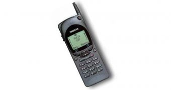 Nokia 2110, the first phone to include the Nokia tune