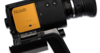 Kodak Super 8 camera with Nolab digital cartridge