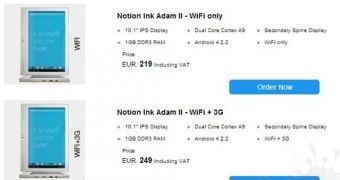 Notion Ink Adam II now ships internationally