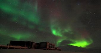 An Aurora spotted at the Kjell Henriksen Observatory in Svalbard, Norway