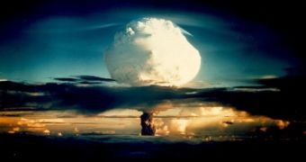 This picture, of the hydrogen bomb IvyMike, shows the only fusion reactions thus far obtained on Earth