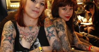 The ladies of the New York City Tattoo Convention 2012