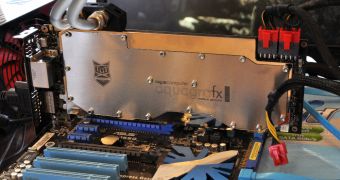 POV/TGT water cooled GeForce GTX 590 Beast graphics card