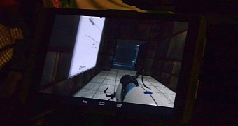 Portal running on an Nvidia Shield tablet