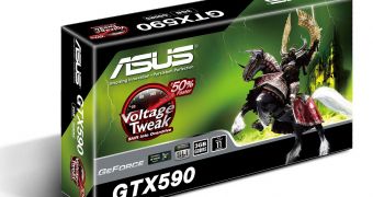 Asus ENGTX590 graphics card based on Nvidia's GTX 590 design