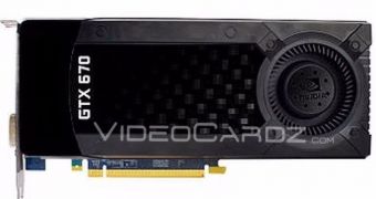 Nvidia GeForce GTX 670 Pictured