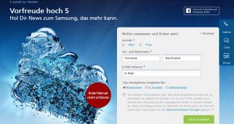 O2 Germany teases Galaxy S5 on its website