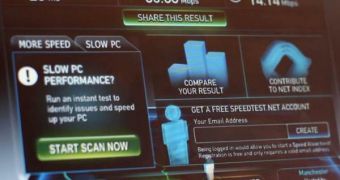 4G London speed test (screenshot)