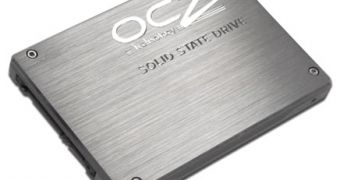 The 2nd generation OCZ SSD in its aluminum casing