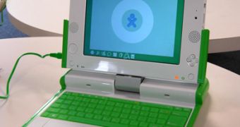 An OLPC XO laptop