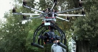 OM-Copter drone with RED Epic camera