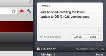 OS X Notification Center screenshot