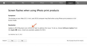Apple Support document screenshot