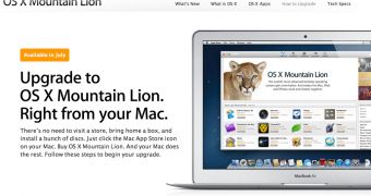 OS X Mountain Lion marketing page