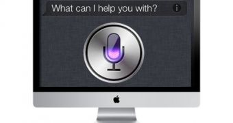 iMac running Siri