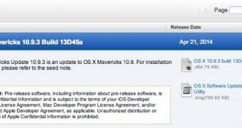 OS X Mavericks seed