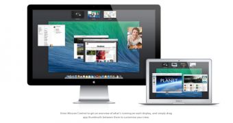 OS X Mavericks multi-display support promo