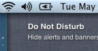 "Do Not Disturb" feature - Notification Center, OS X Mountain Lion