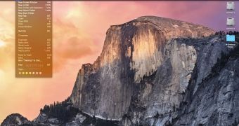 OS X Yosemite dark mode
