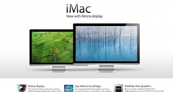 A fake ad for iMac with Retina Display