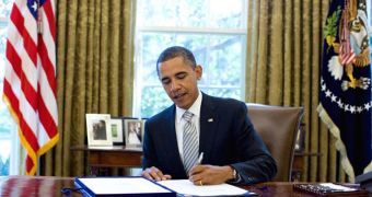 President Obama on October 11, signing the new NASA authorization bill into law