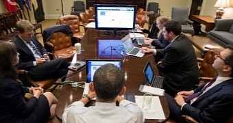 President Obama participates in a live Twitter question session