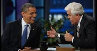Obama makes appearance on "The Tonight Show with Jay Leno"