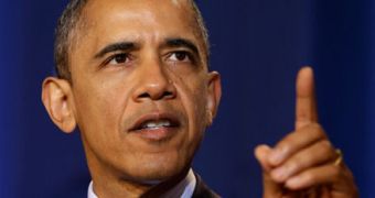 US President Barack Obama promises to deal with climate change