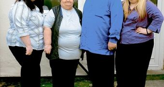 The Chawners weigh over 80 stone in between them – but it’s not their fault, it’s in their genes, they say