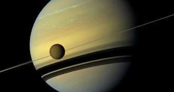 Researchers believe the ocean inside Saturn's largest moon, Titan, is as salty as Earth's Dead Sea