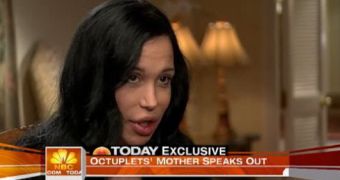 Nadya Suleman defending herself on the Today show