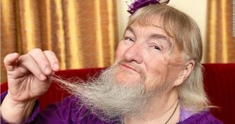 Vivian Wheeler has let her beard grow for decades