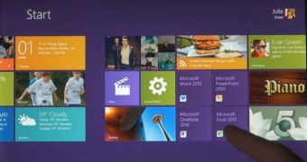 Office 2010 running on Windows 8