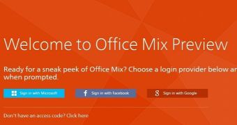 Office Mix is currently available as a preview for select users