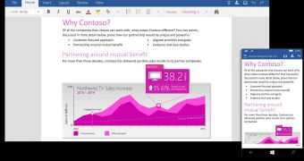 Office for Windows 10 Demoed on Video