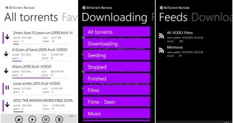 BitTorrent Remote for Windows Phone